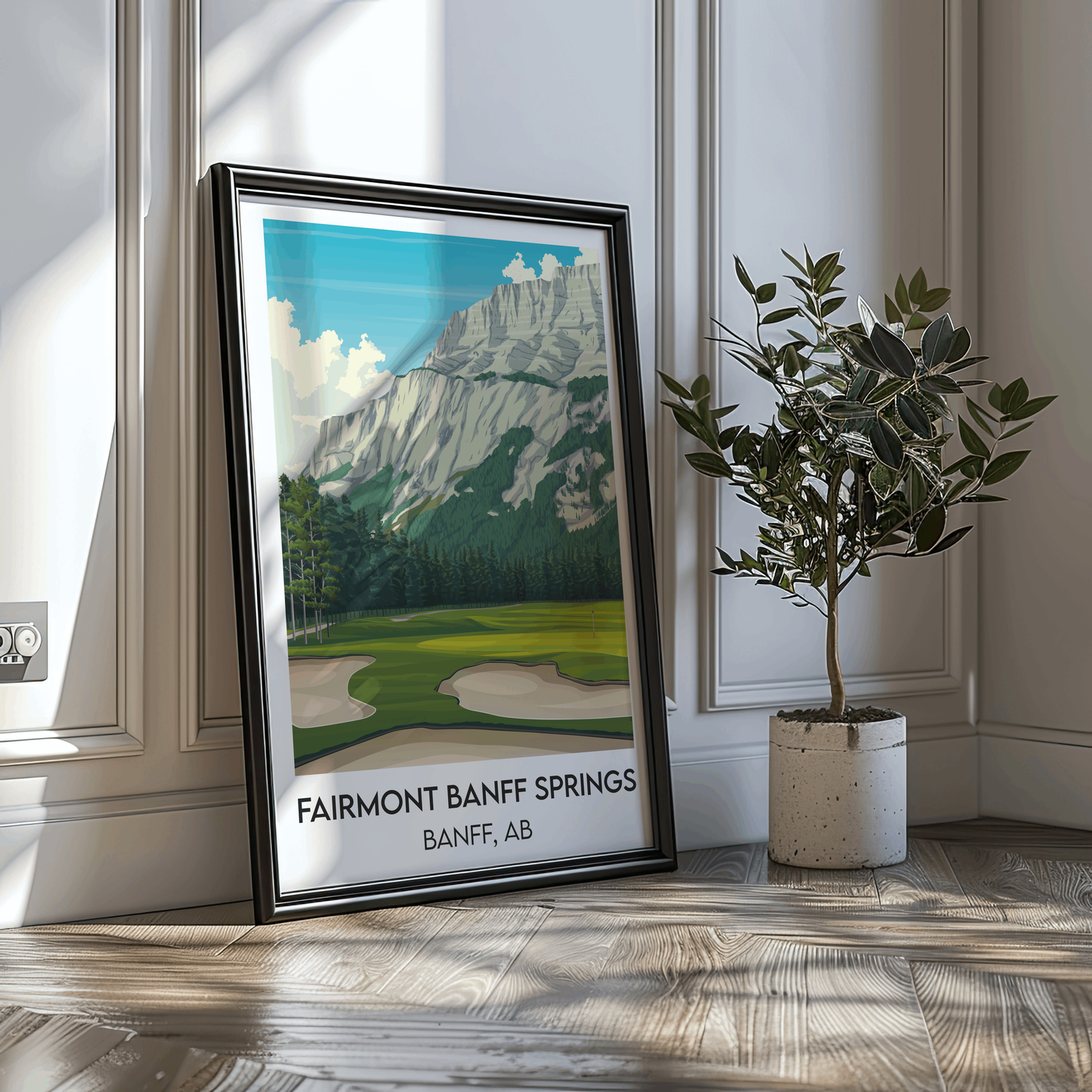 Fairmont Banff Springs Golf Course - hole 5 Poster Print