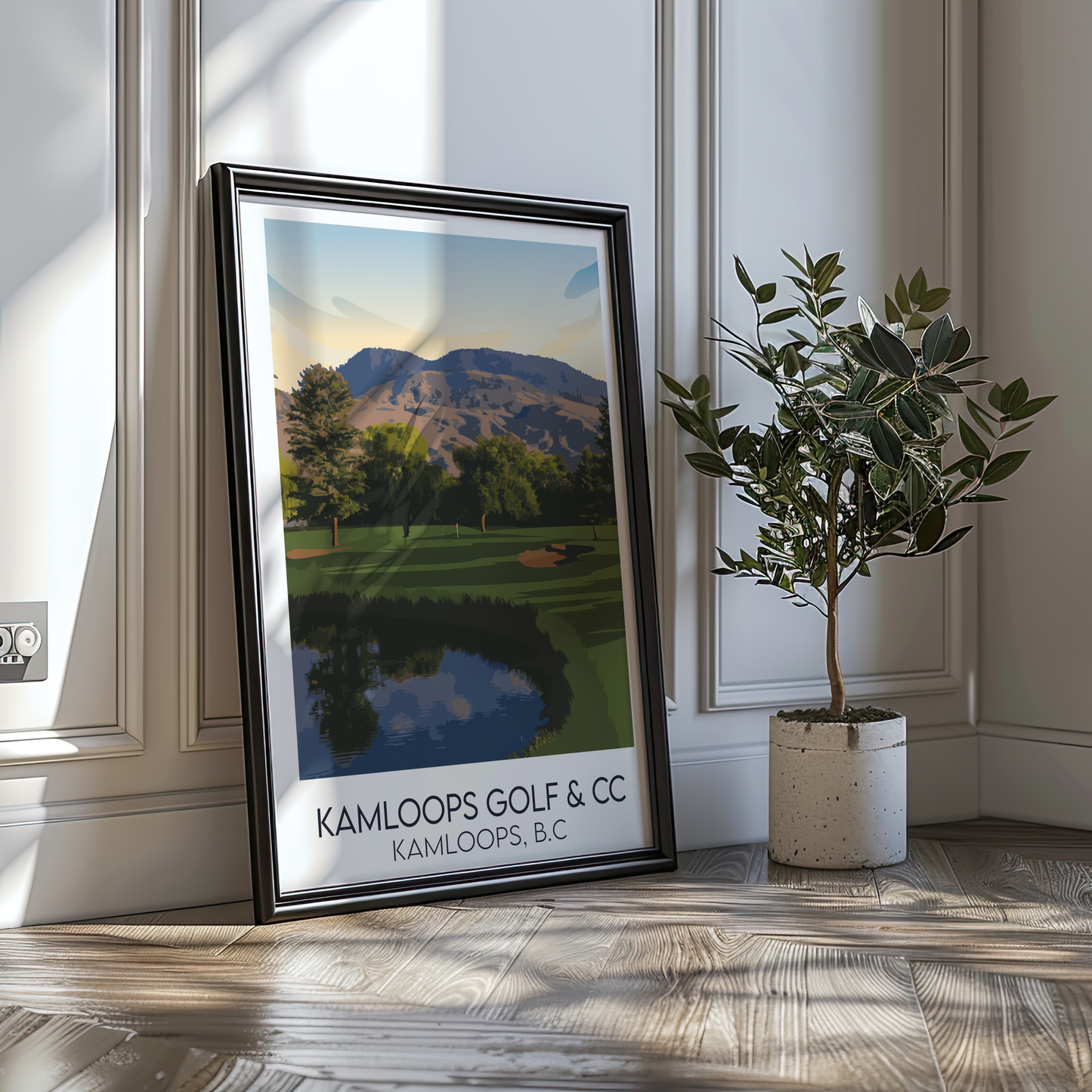 Kamloops Golf & Country Club, Hole 3 - Poster Print