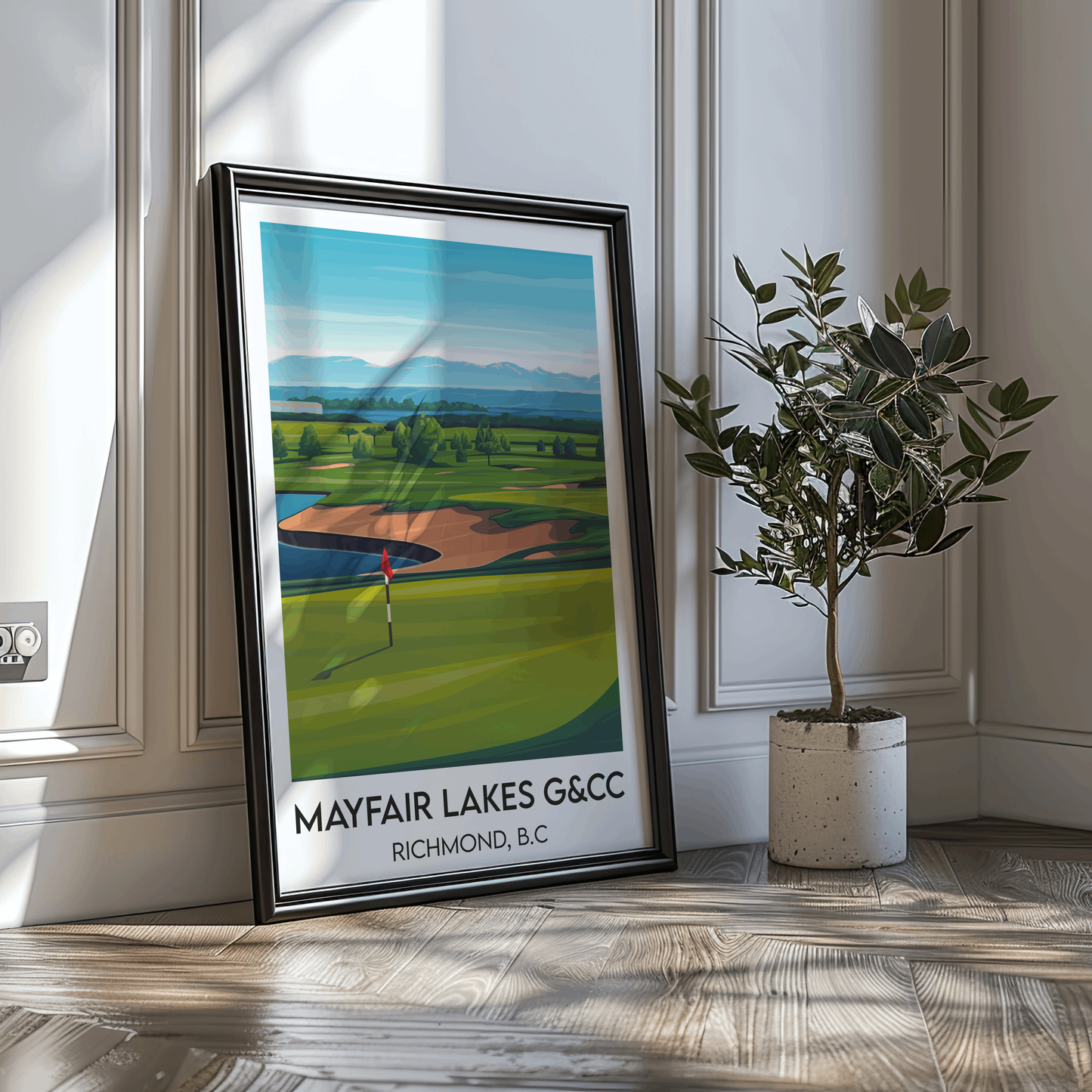 Mayfair Lakes Golf & Country Club - Hole 18, Poster Print