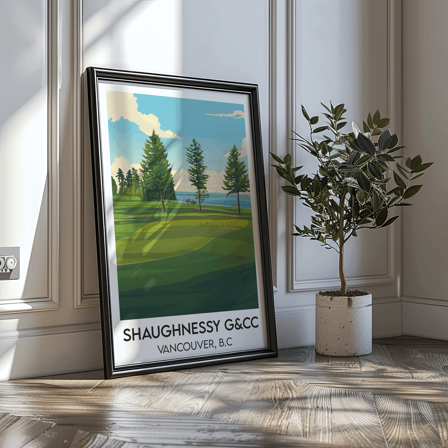 Shaughnessy Golf & Country Club - hole 18 Poster Print