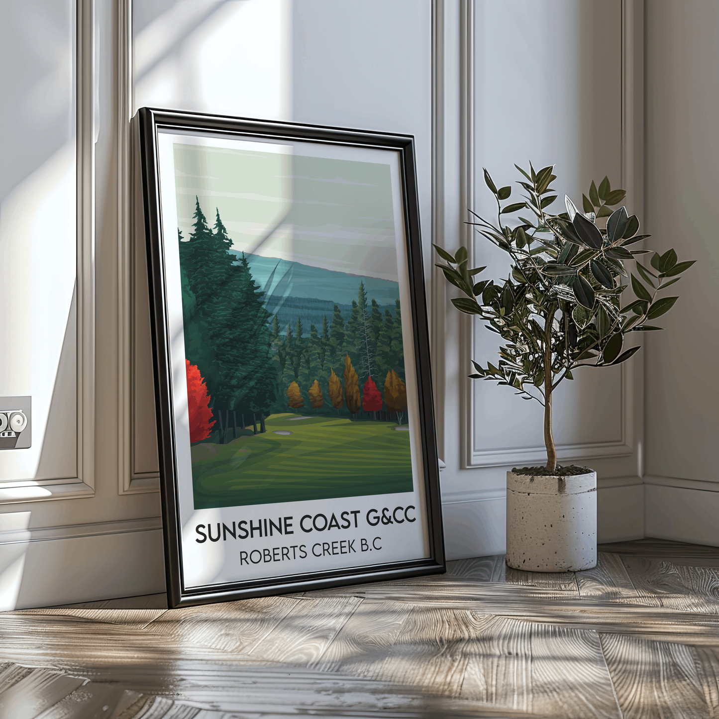 Sunshine Coast Golf & CC - Hole 1, Poster Print