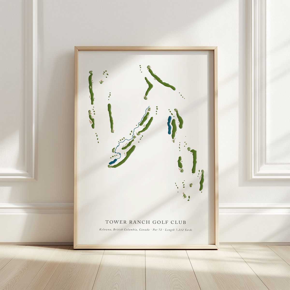 Tower Ranch Golf Club Course Map – Par 3 Prints