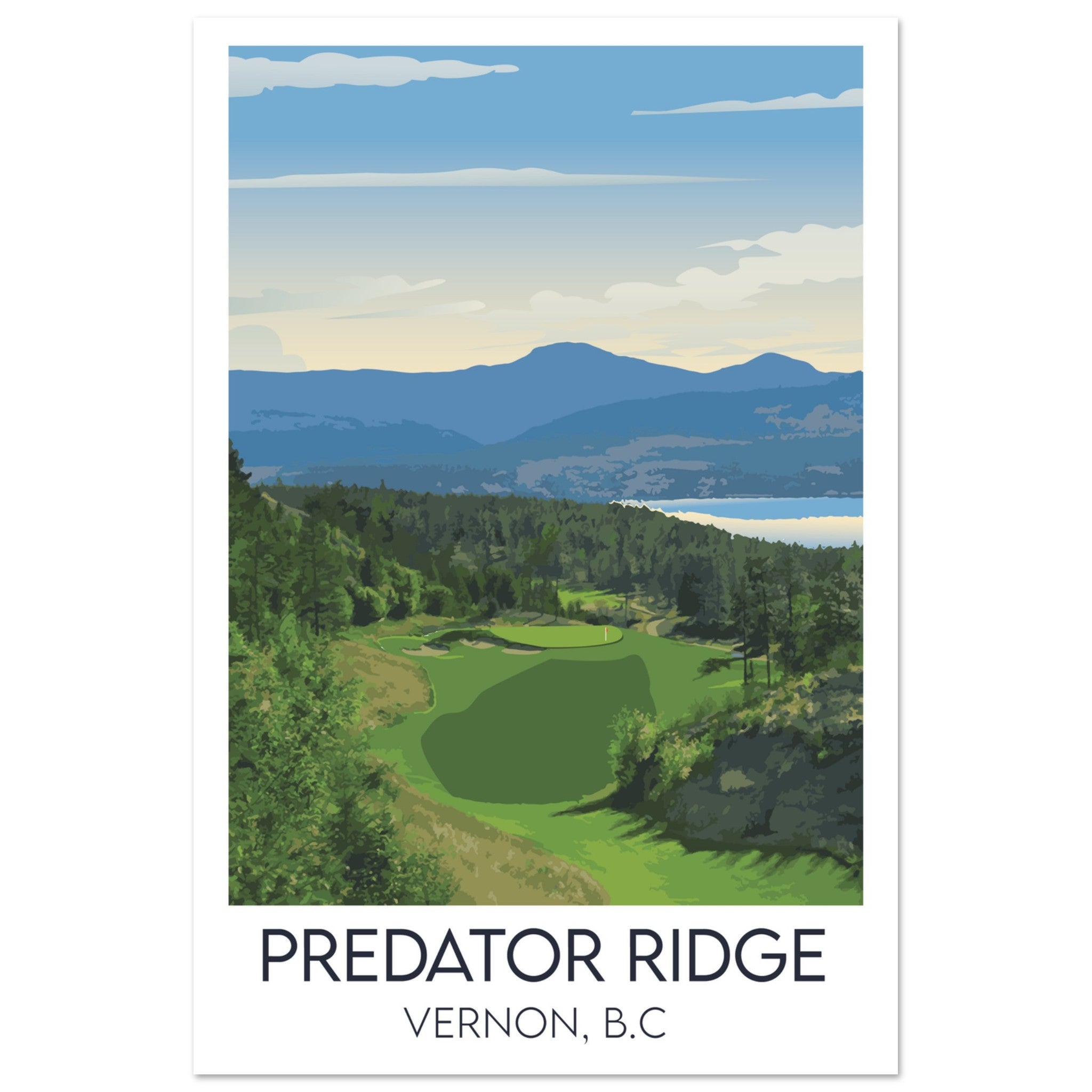 Predator Ridge, Hole 6 – Par 3 Prints